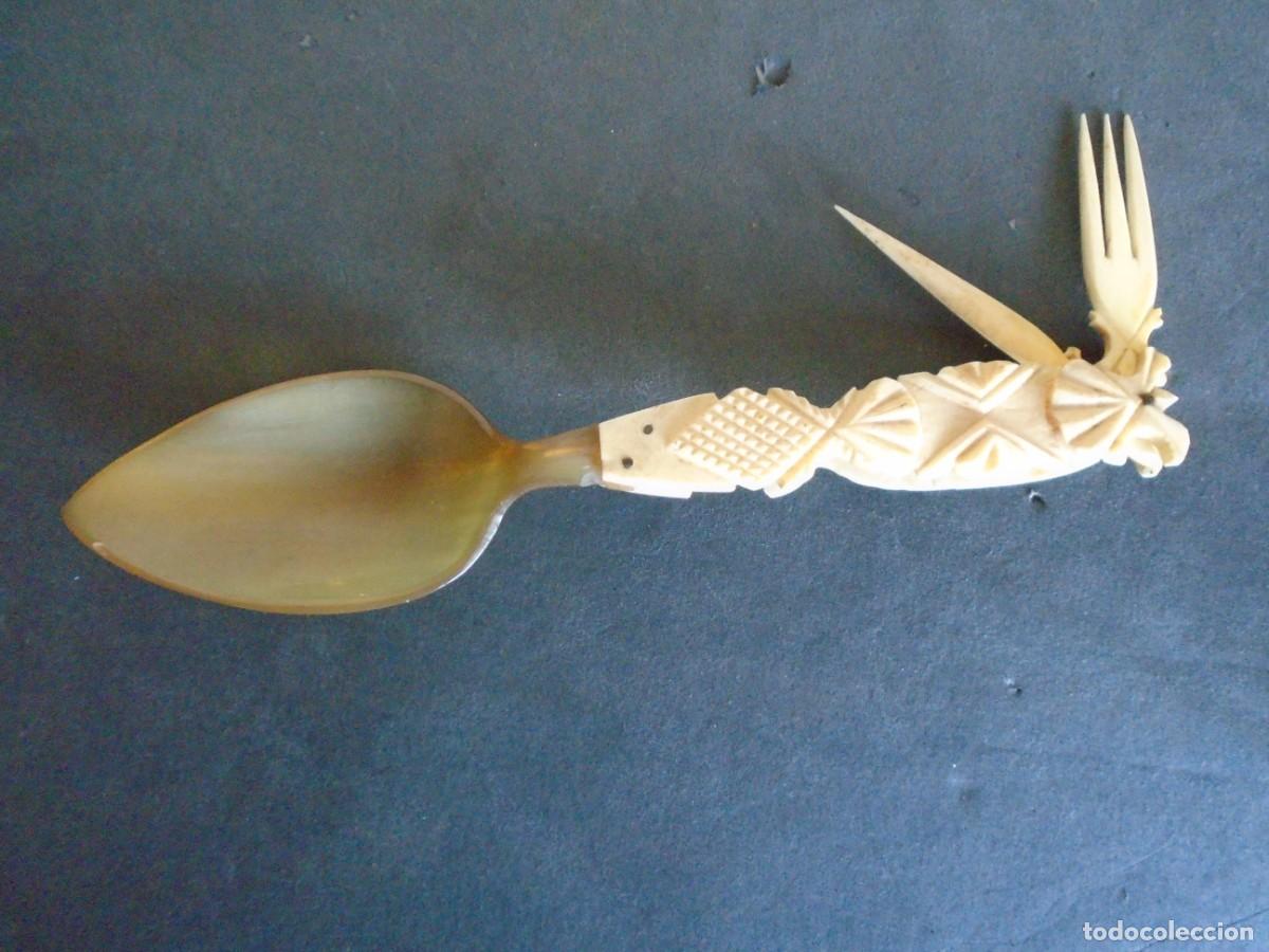 Antiquit&eacute;s: (ANT-261003)CUCHARA TENEDOR MULTIUSOS ARTE PASTORIL