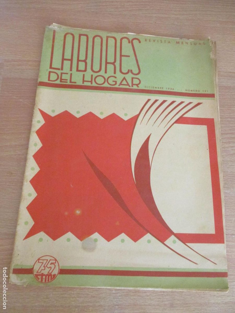 Antig&uuml;edades: REVISTA- LABORES DEL HOGAR, N&ordm;. 121- DICIEMBRE DE 1936