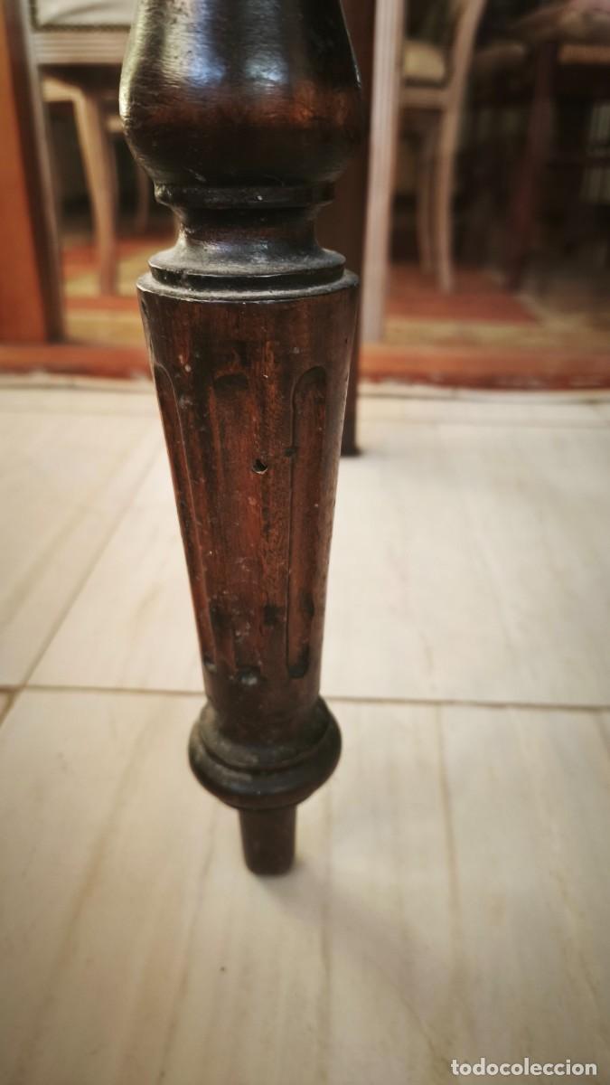 Antig&uuml;edades: Sof&aacute; butaca silla Isabelino - Foto 12
