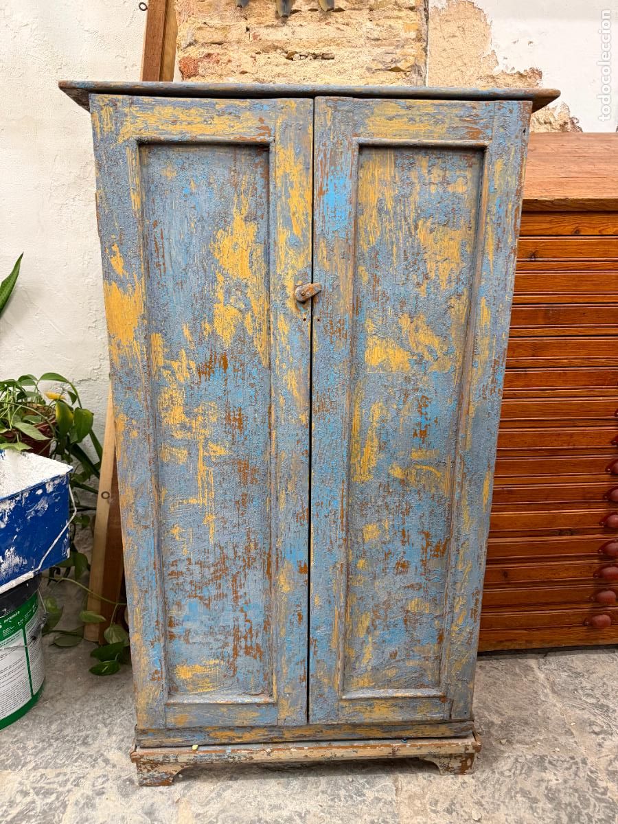 Antiguidades: ANTIGUO MUEBLE AUXILIAR ALACENA - MEDIDA 125X73X36 CM