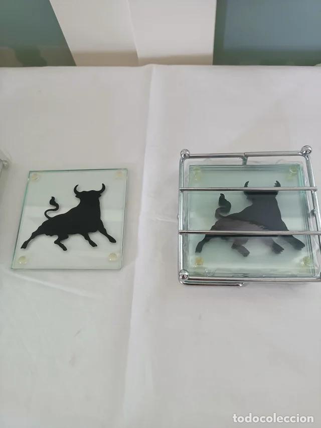 Antig&uuml;edades: portavasos de vidrio - Foto 3