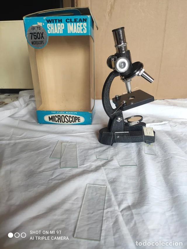 Antiguidades: microscopio de juguete