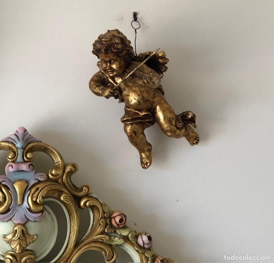Antig&uuml;edades: Pareja de querubines decorativos barrocos - Foto 3