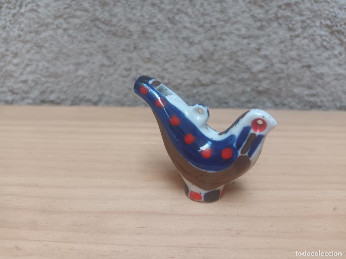 Antiques: PITO SILBATO. PORCELANA SARGADELOS. PAJARO, AVE.