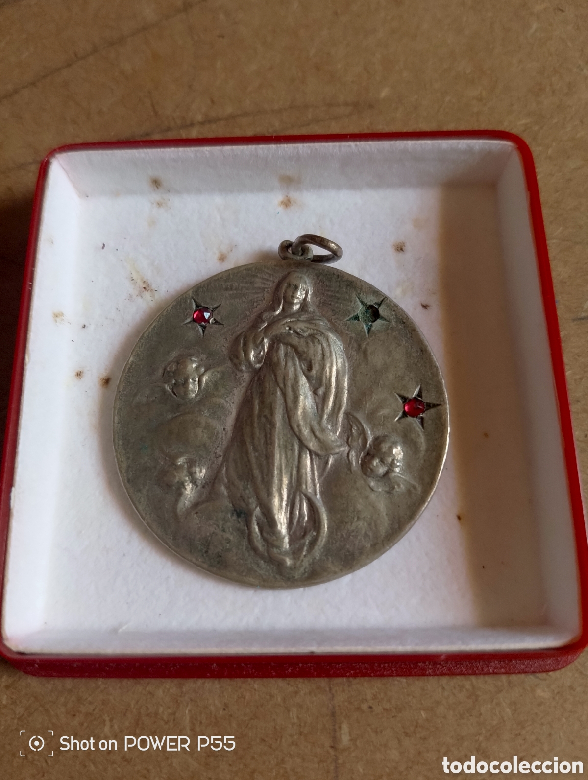Antig&uuml;edades: Medalla de la inmaculada - Foto 2