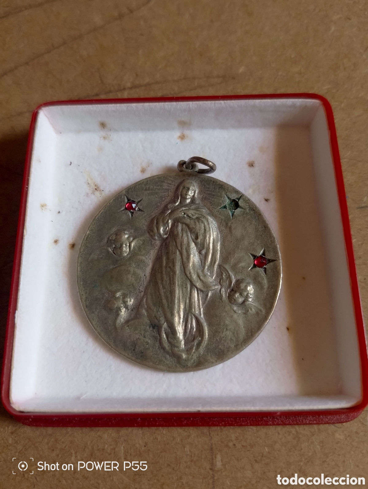 Antig&uuml;edades: Medalla de la inmaculada - Foto 1