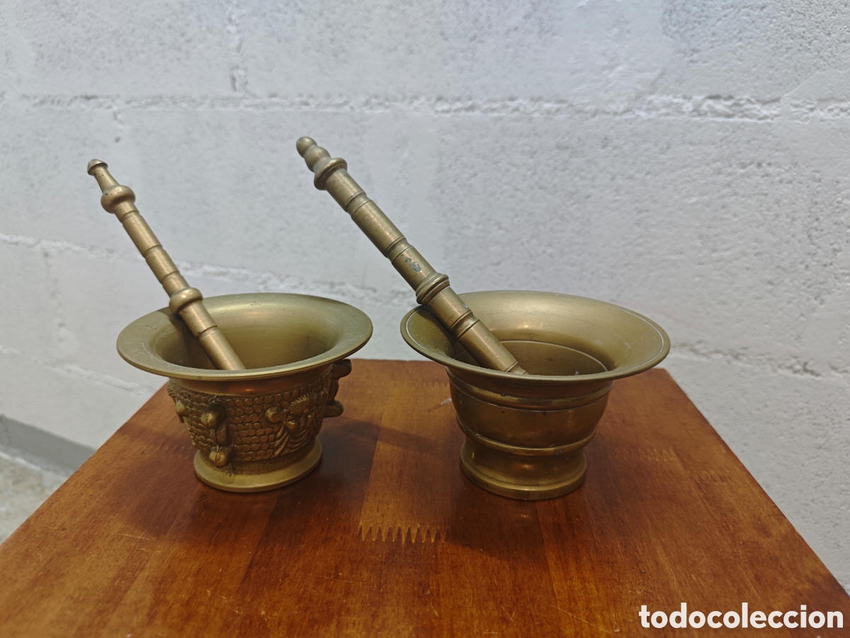 Antiques: Morteros de bronce antiguos