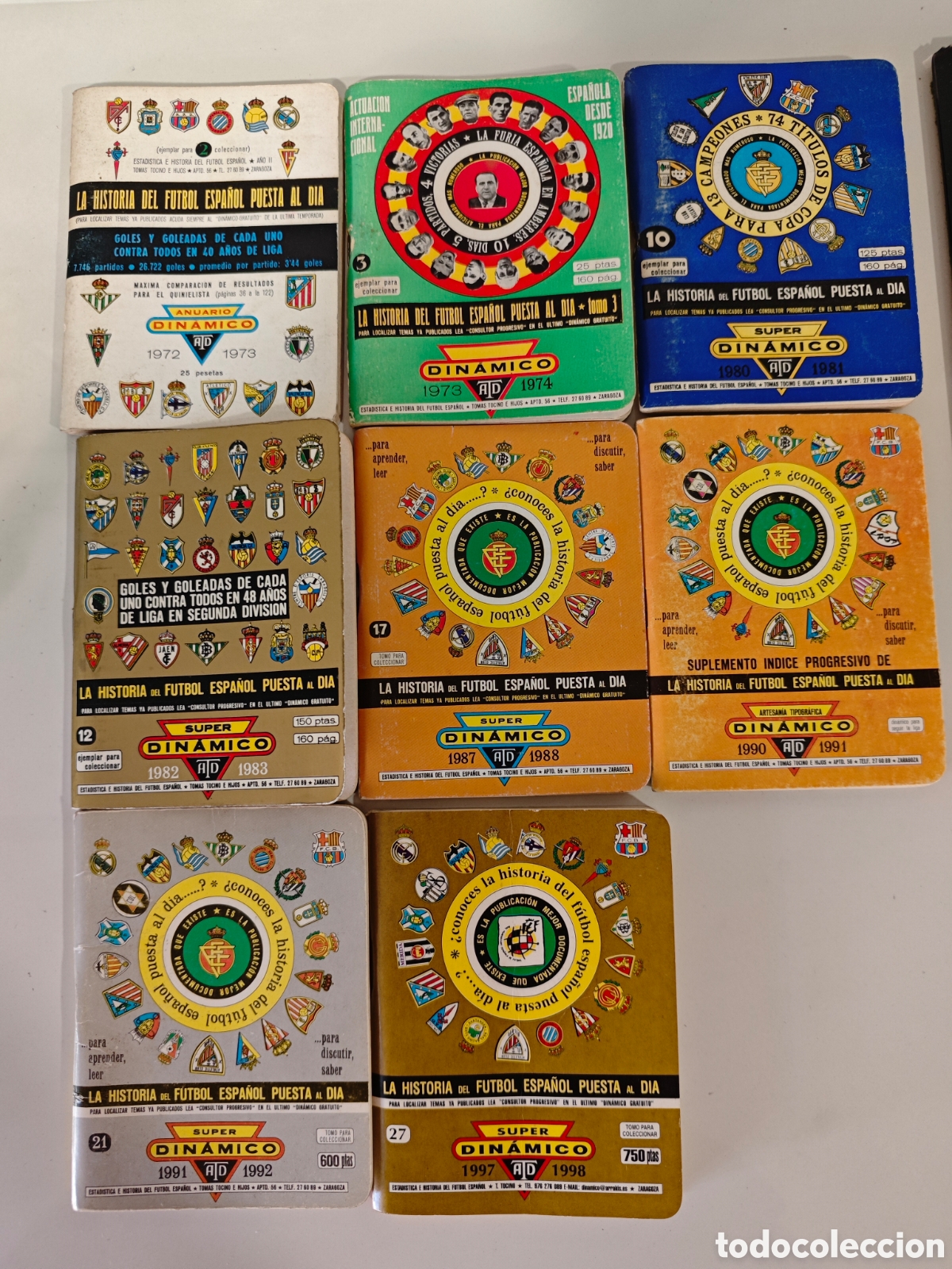 Antiques: Colecci&oacute;n de cuadernillos de f&uacute;tbol