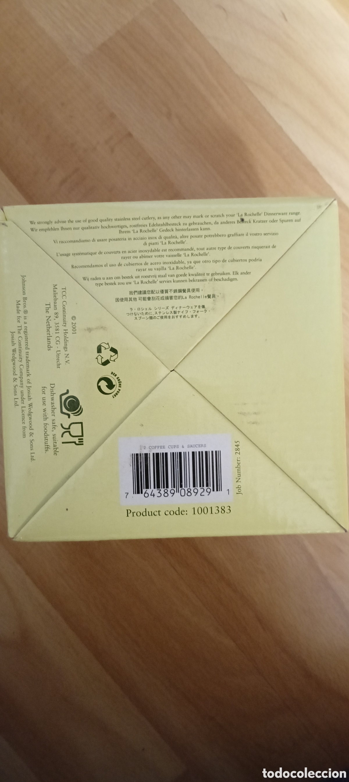 Antig&uuml;edades: Lote de 6 cajas de tazas de caf&eacute; - Foto 7