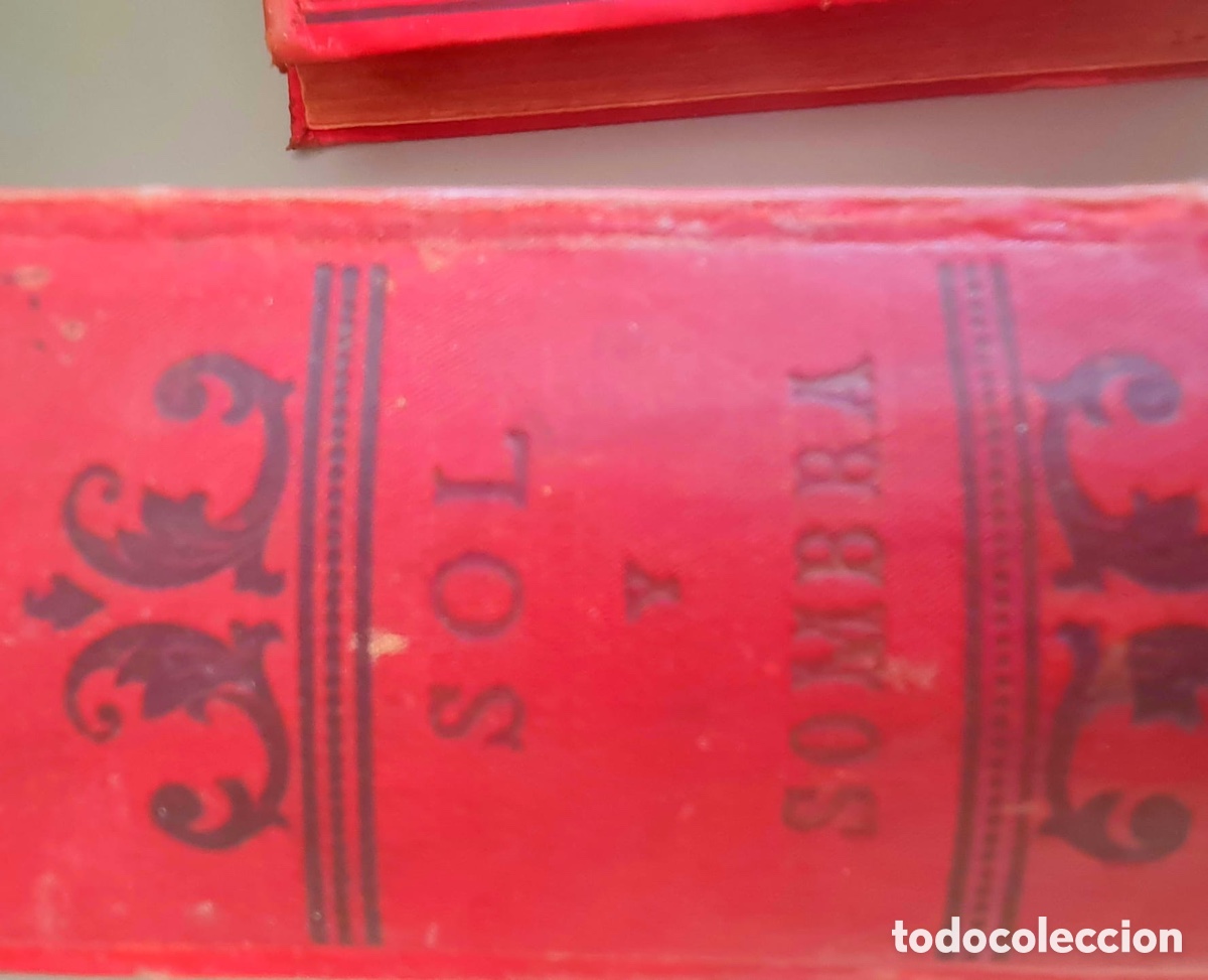 Antiquit&auml;ten: Sol y sombra lote de dos (2) tomos encuadernados 1907 y 1908