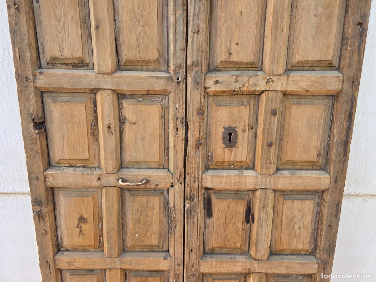 Antig&uuml;edades: Puerta doble antigua de interior - Foto 5