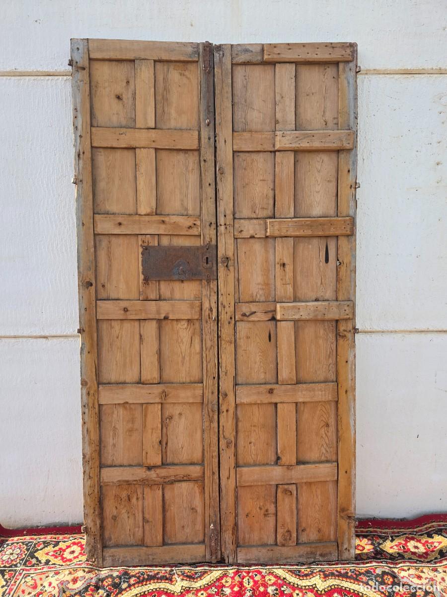 Antig&uuml;edades: Puerta doble antigua de interior - Foto 7