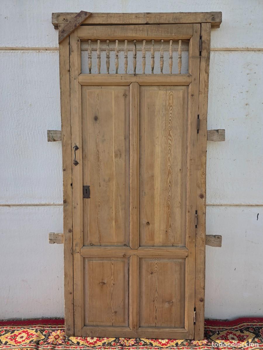 Antig&uuml;edades: Puerta antigua de interior - Foto 1