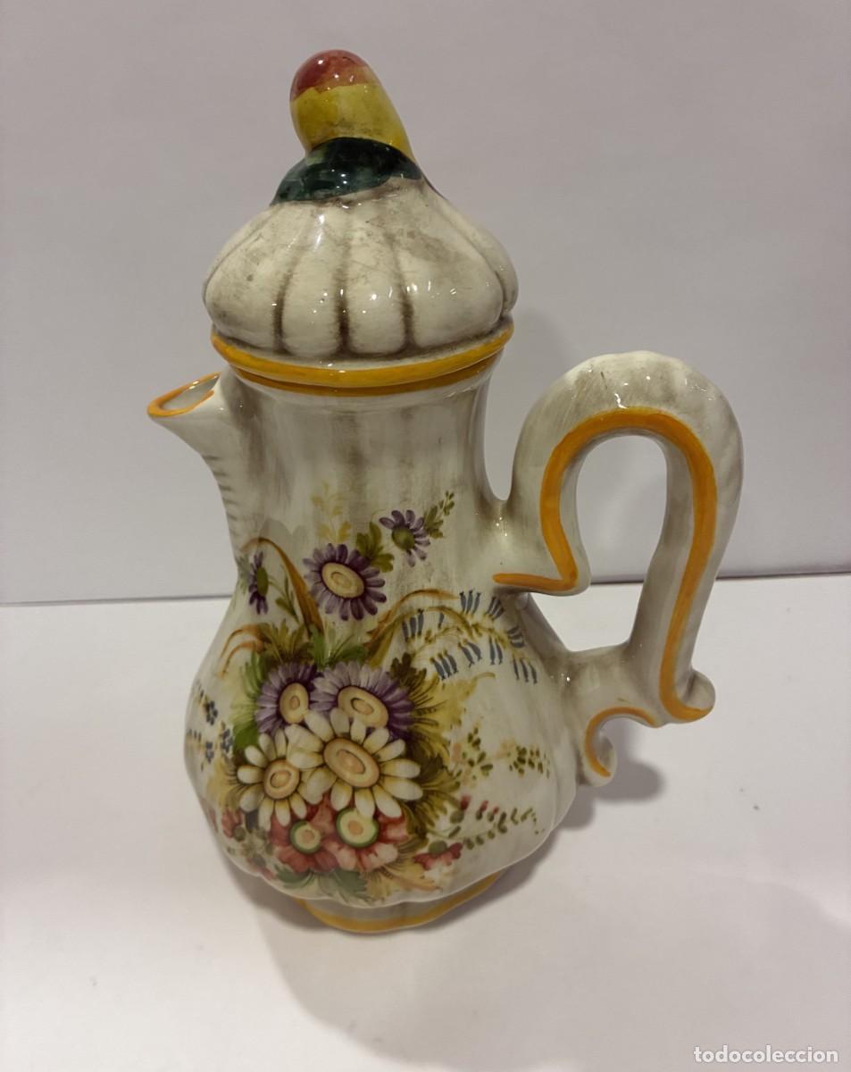 Antig&uuml;edades: AGUAMANIL DE CER&Aacute;MICA L.C.S R.CAPODIMONTE PINTADA A MANO