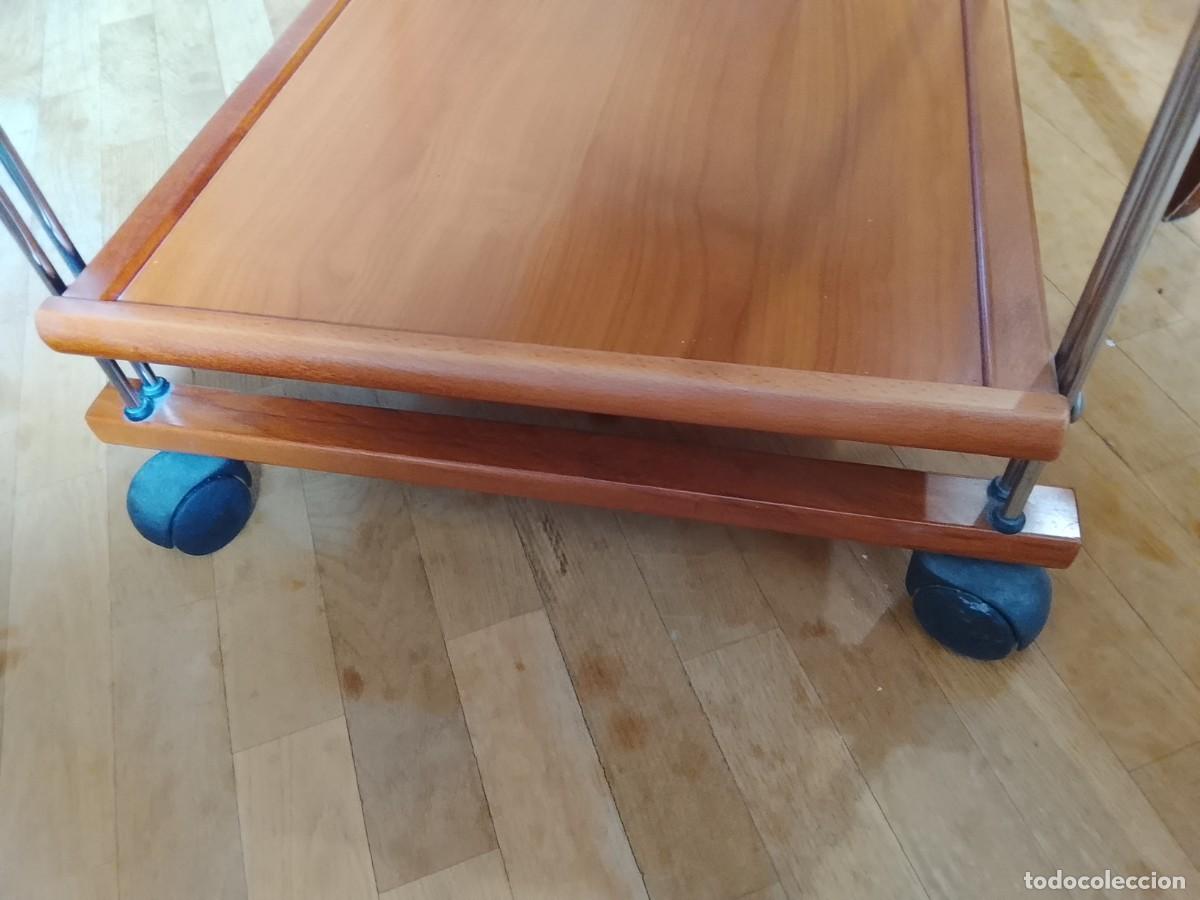 Antig&uuml;edades: Carrito de madera con ruedas para la casa - Foto 5