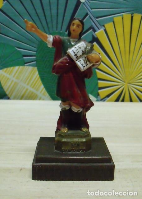 Antiguidades: Figura PVC San Pancracio - Salud y Trabajo