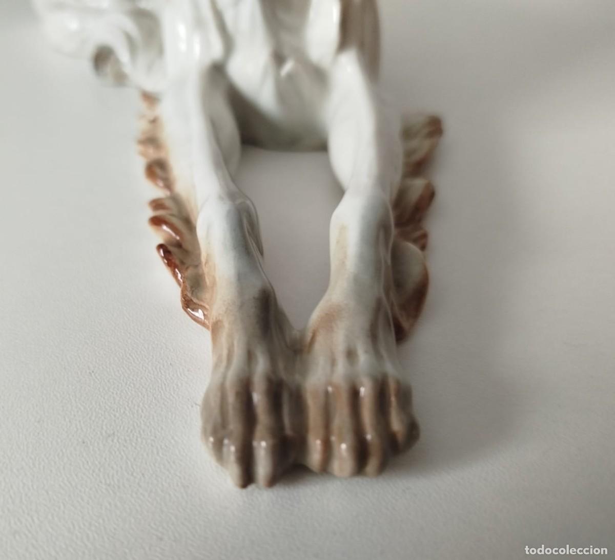 Antig&uuml;edades: Figura de perro de porcelana Algora - Foto 5