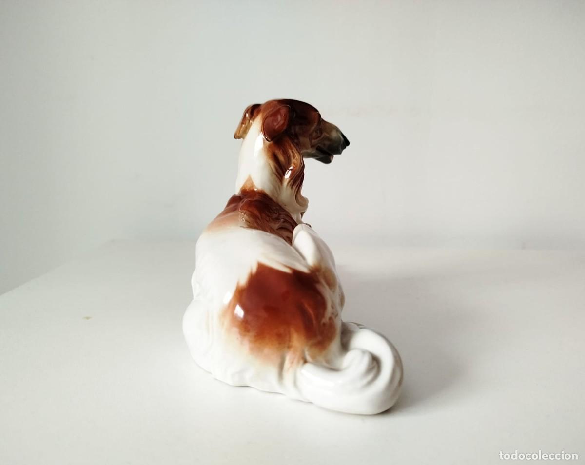 Antig&uuml;edades: Figura de perro de porcelana Algora - Foto 6