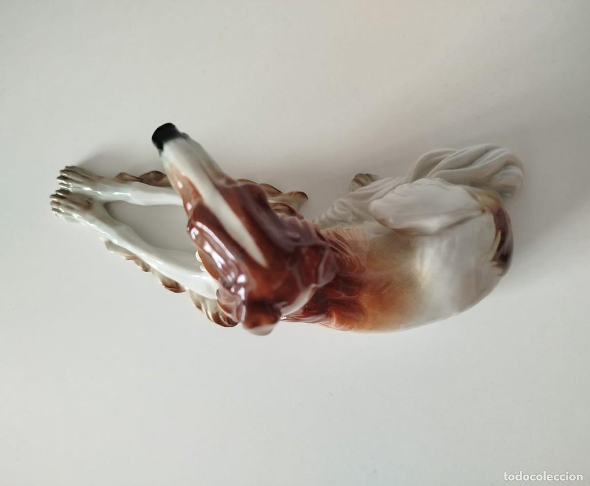 Antig&uuml;edades: Figura de perro de porcelana Algora - Foto 7