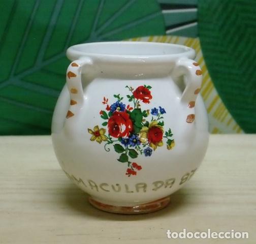 Antiquit&auml;ten: Jarr&oacute;n Jarrito Cer&aacute;mica Pintado a Mano Recuerdo Inmaculada 87 - Bautizo - Comuni&oacute;n