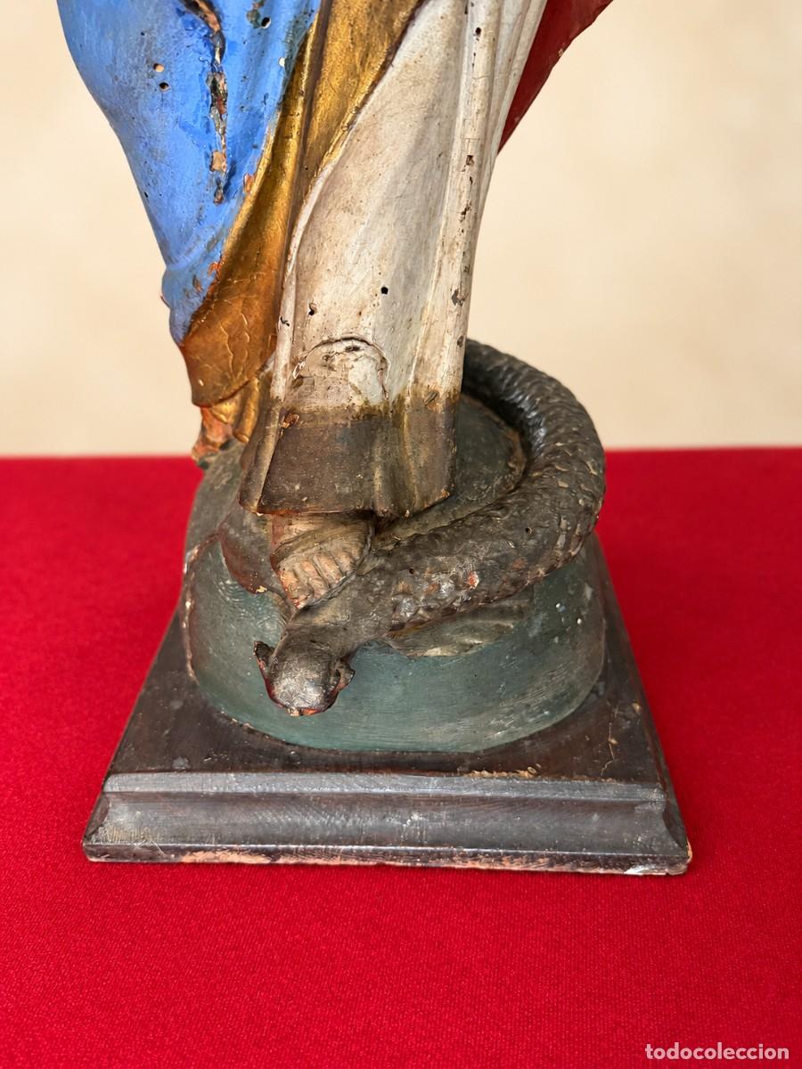 Antig&uuml;edades: Virgen Inmaculada de talla popular - Foto 7