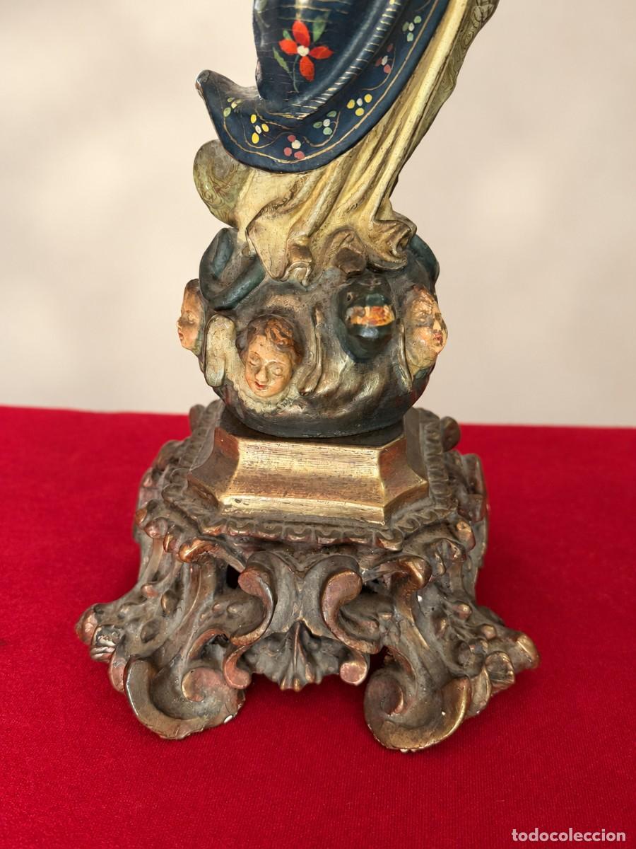 Antig&uuml;edades: Figura de la Virgen Inmaculada - Foto 3