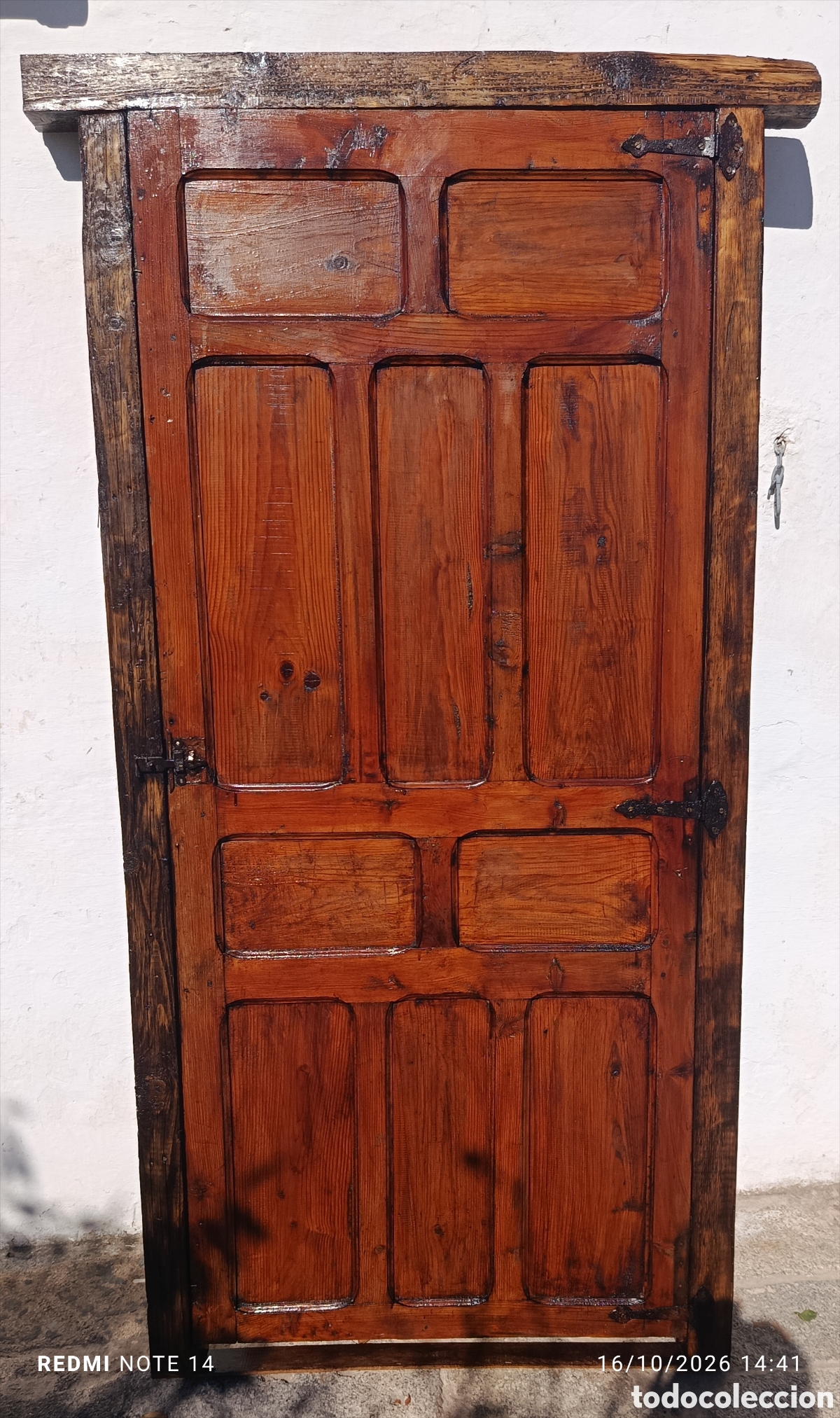 Antig&uuml;edades: Puerta antig&uuml;a de interior - Foto 4