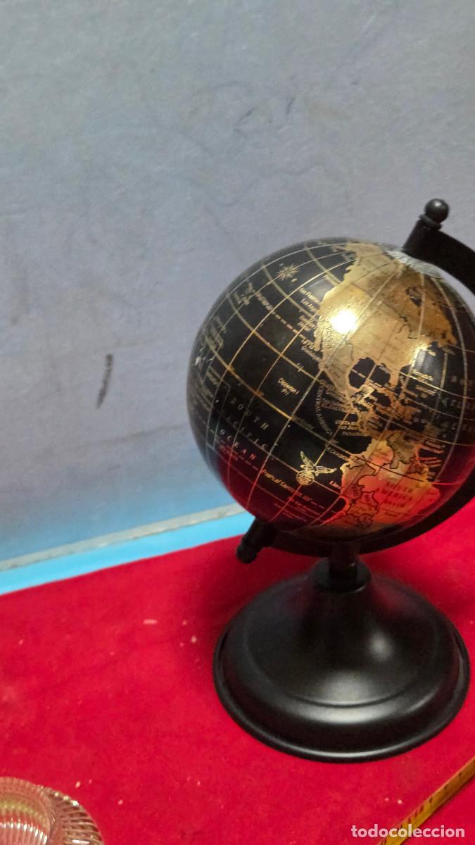Antig&uuml;edades: globo terraqueo en color negro - Foto 2