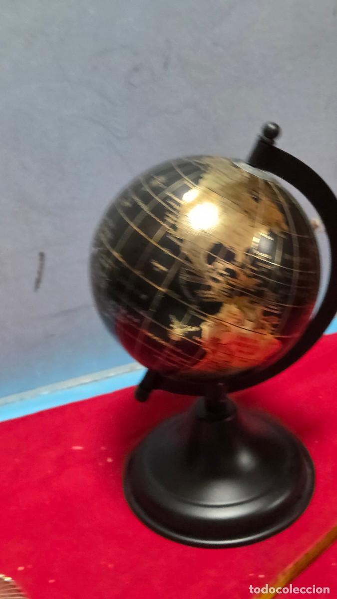 Antig&uuml;edades: globo terraqueo en color negro - Foto 3