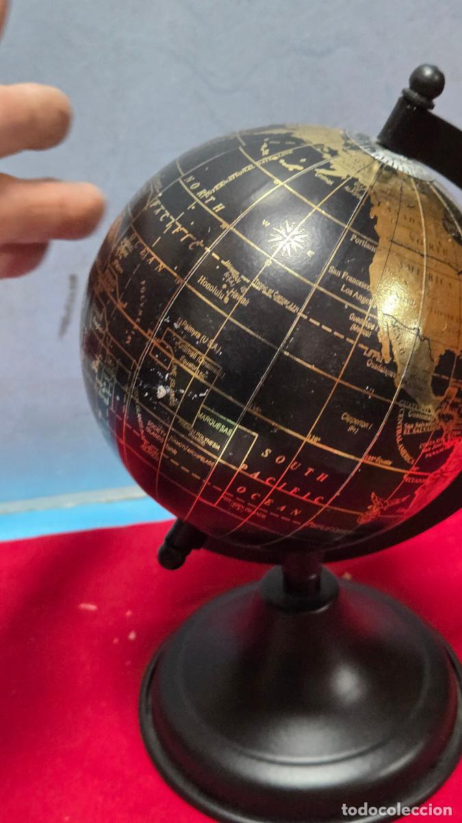Antig&uuml;edades: globo terraqueo en color negro - Foto 4