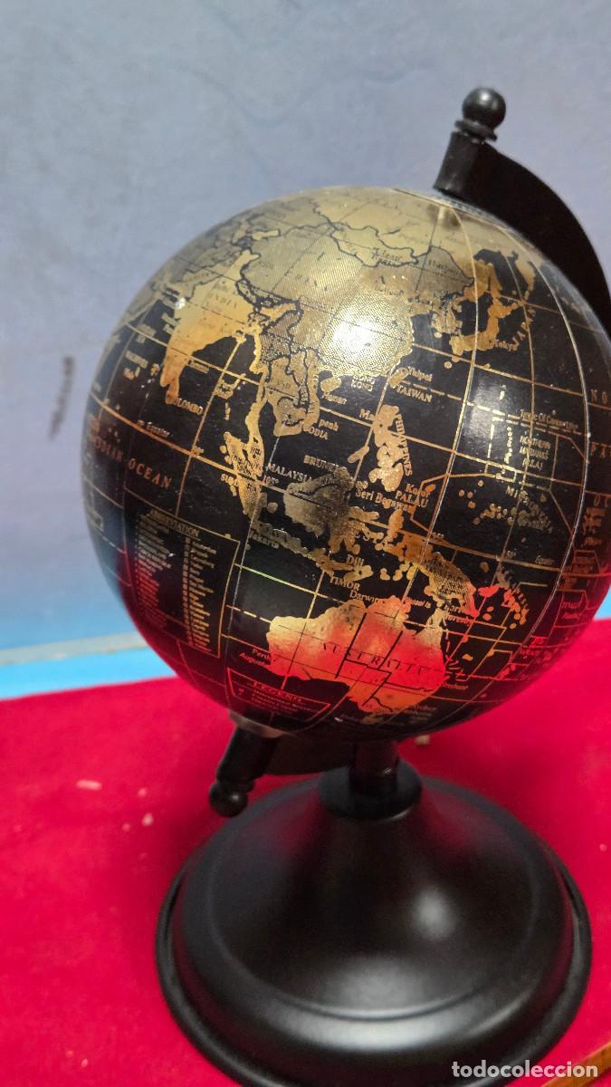 Antig&uuml;edades: globo terraqueo en color negro - Foto 6