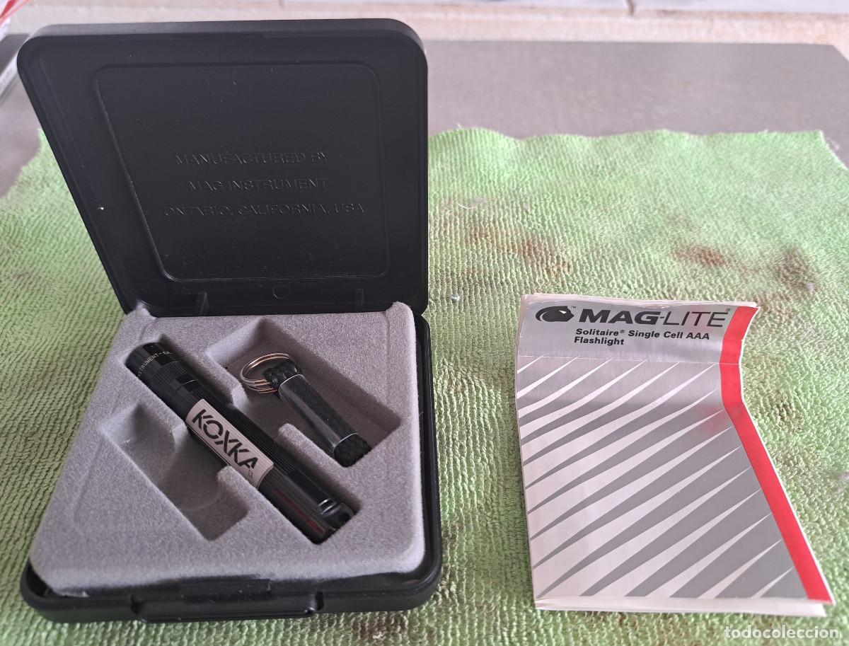 Antig&uuml;edades: MAG-lite Solitaire (estuche + linterna + instrucciones + correa) /// sin bater&iacute;a