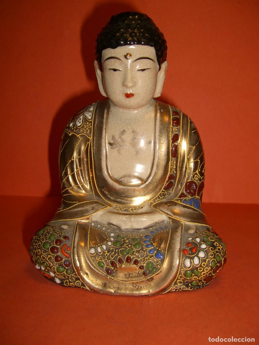 Antiguidades: FiGURA BUDA PORCELANA SATSUMA