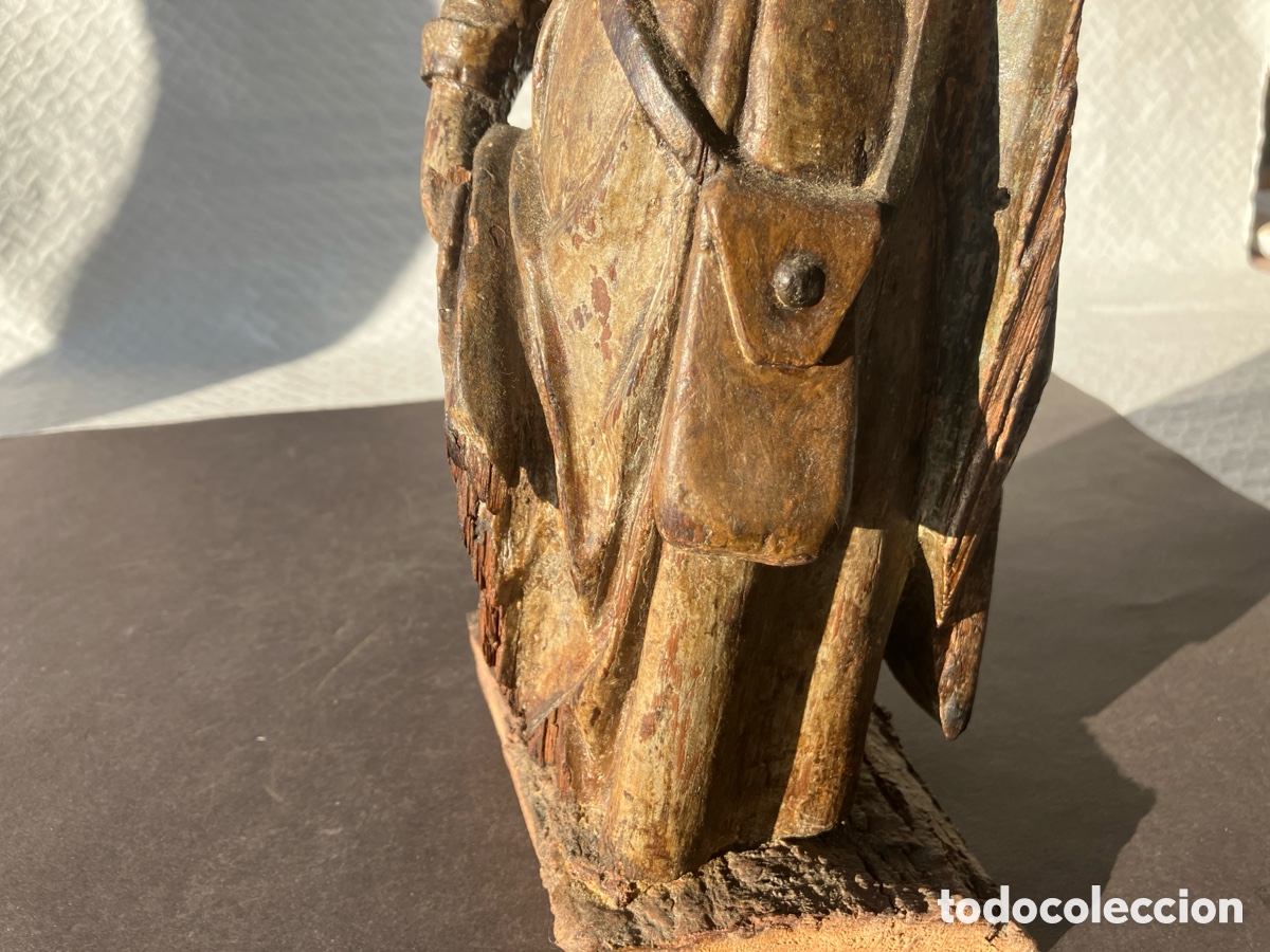 Antig&uuml;edades: Antigua talla madera SAN ROQUE - Foto 18