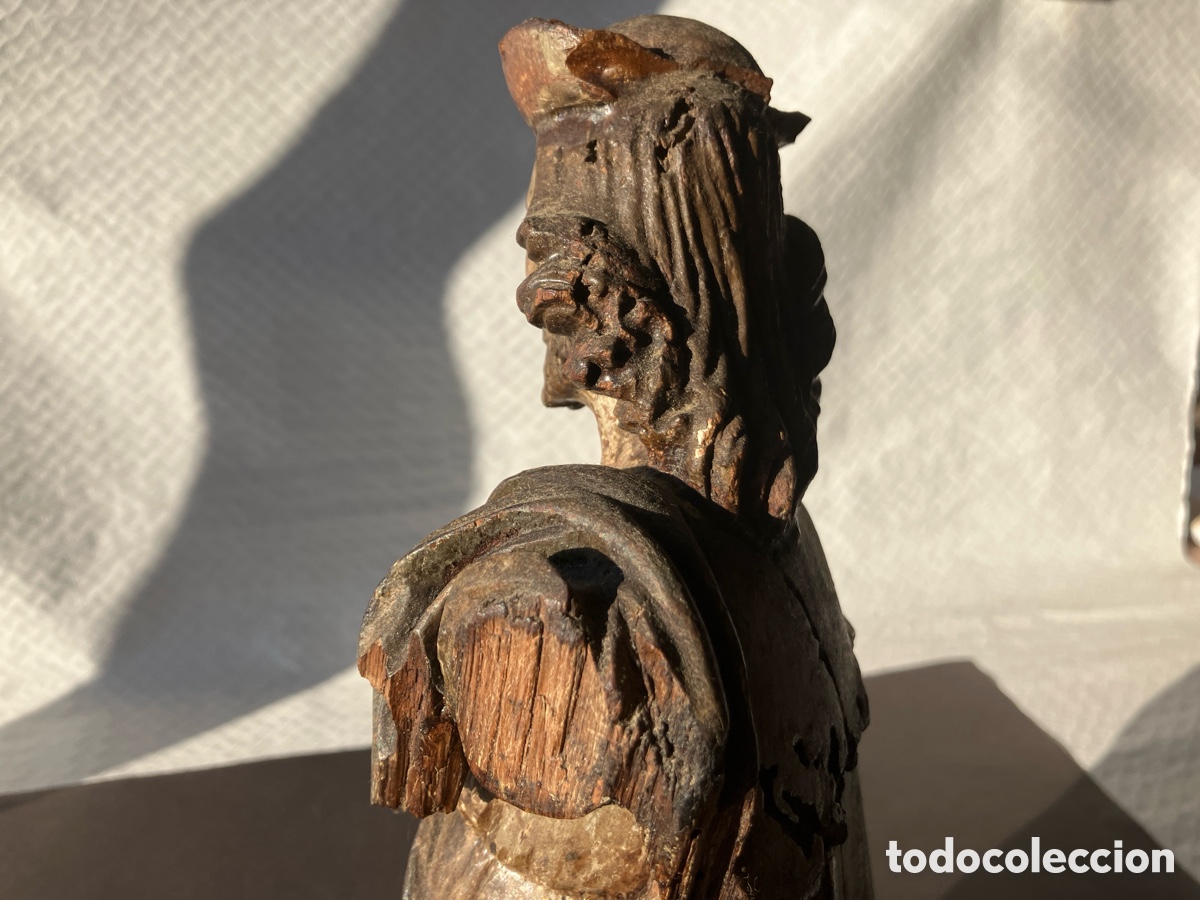 Antig&uuml;edades: Antigua talla madera SAN ROQUE - Foto 20
