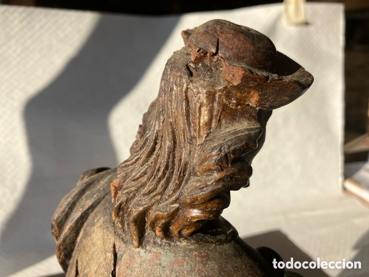 Antig&uuml;edades: Antigua talla madera SAN ROQUE - Foto 21