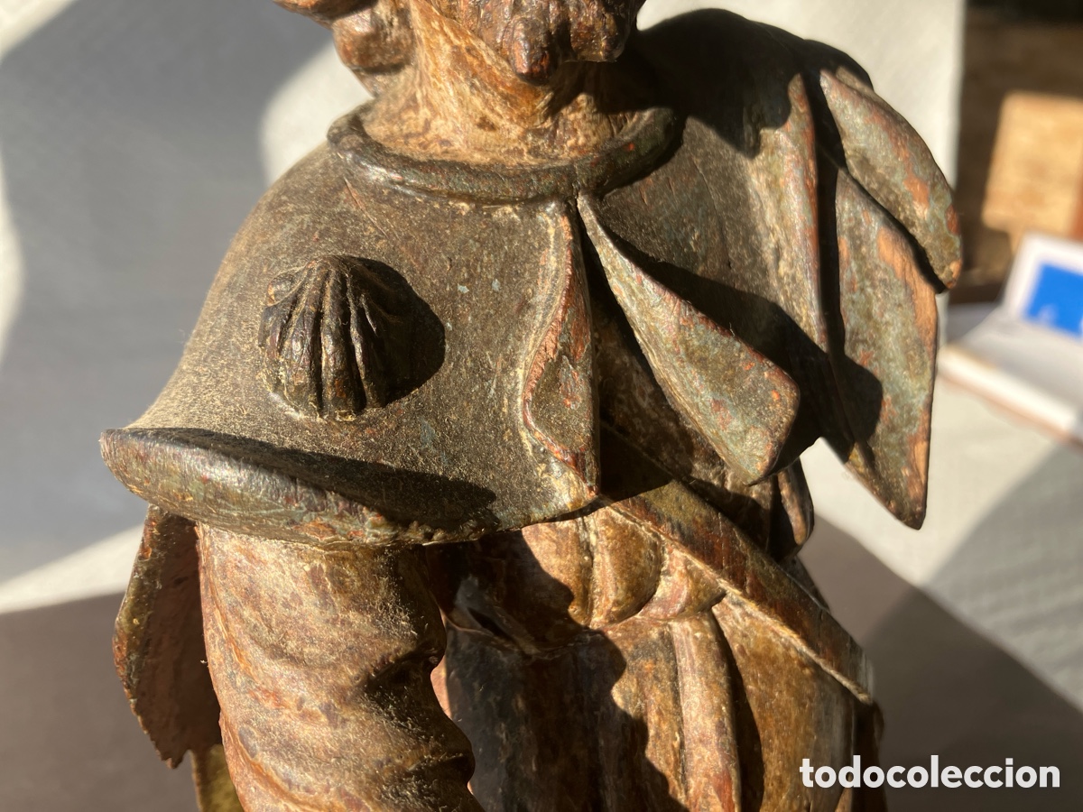 Antig&uuml;edades: Antigua talla madera SAN ROQUE - Foto 22