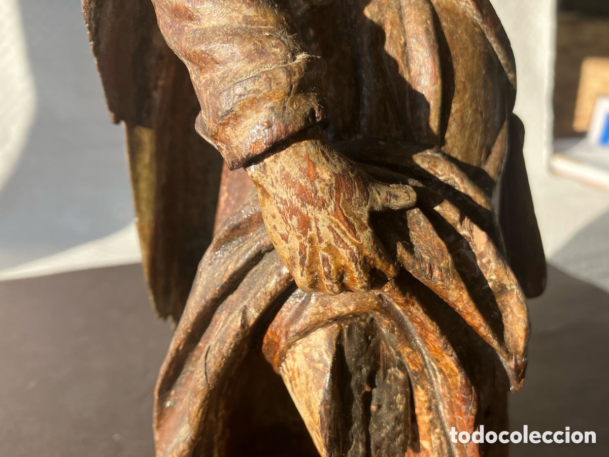 Antig&uuml;edades: Antigua talla madera SAN ROQUE - Foto 23