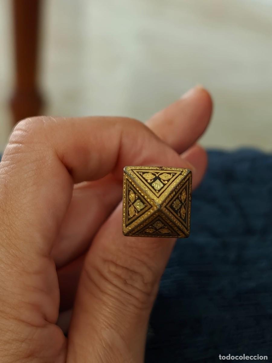 Antig&uuml;edades: Precioso pin o alfiler antiguo de sombrero o solapa filigrana