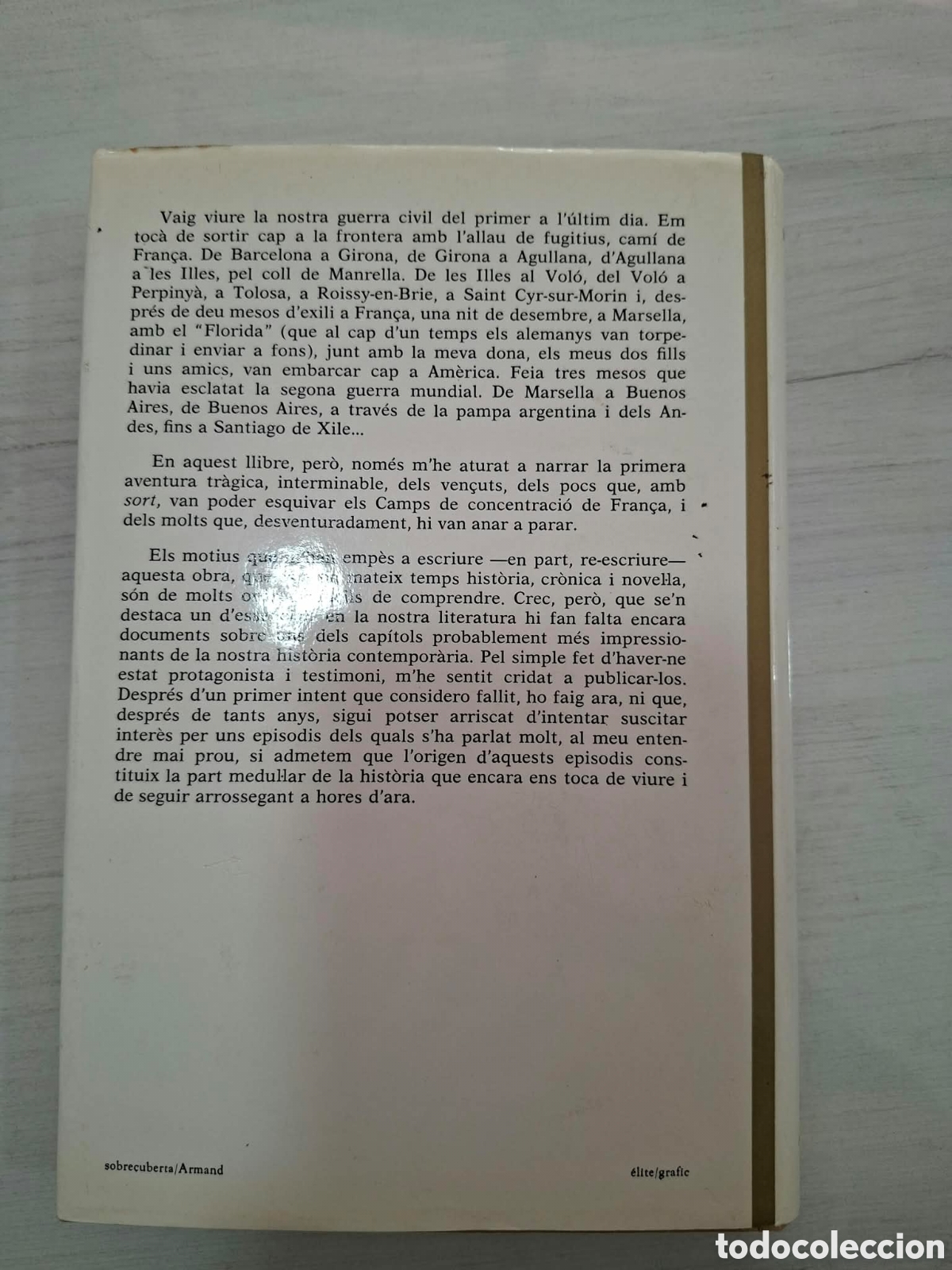 Antig&uuml;edades: Libro &rdquo;Els ven&ccedil;uts&rdquo; Guerra civil - Foto 2