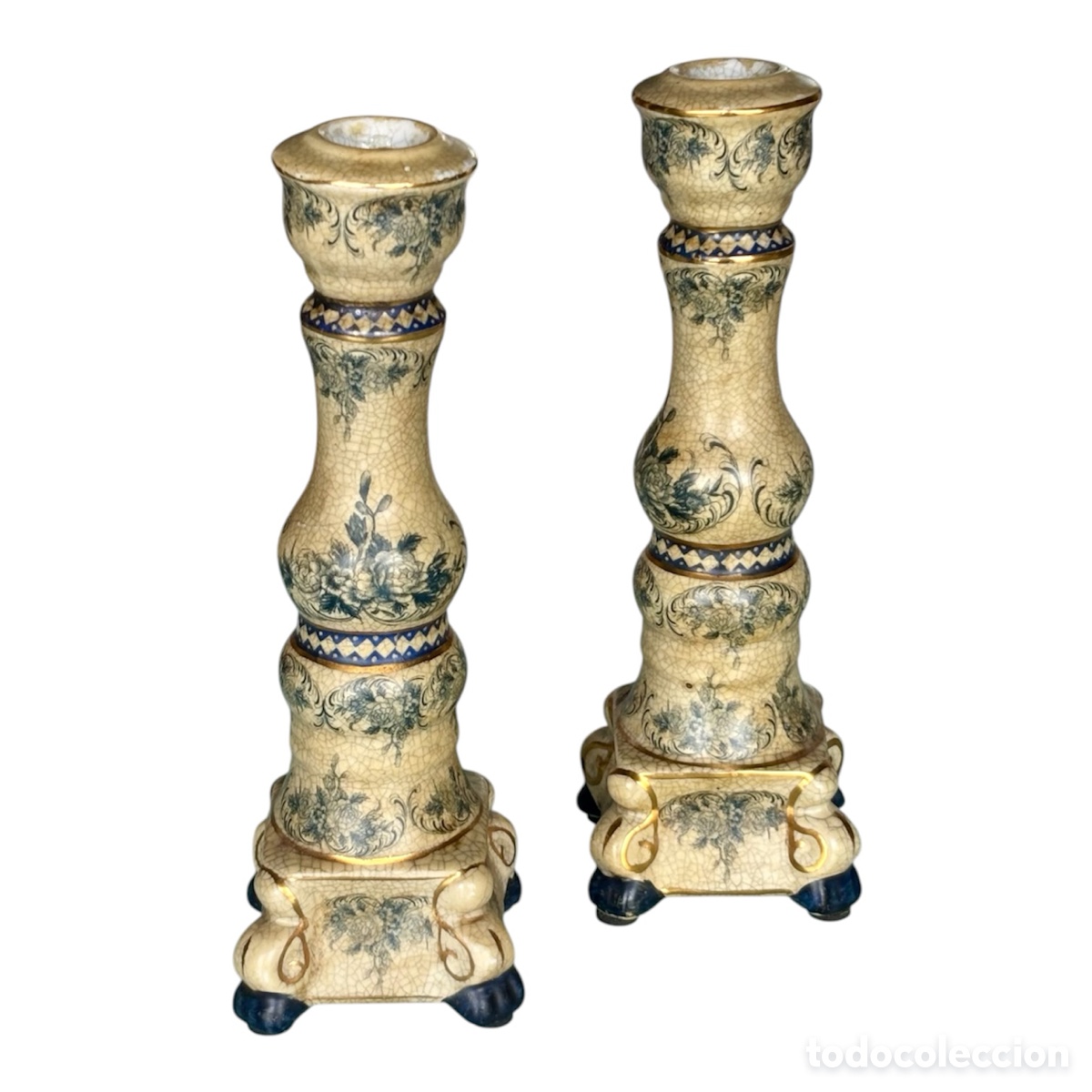 Antig&uuml;edades: Candelabros Art Nouveau Circa 1.900.