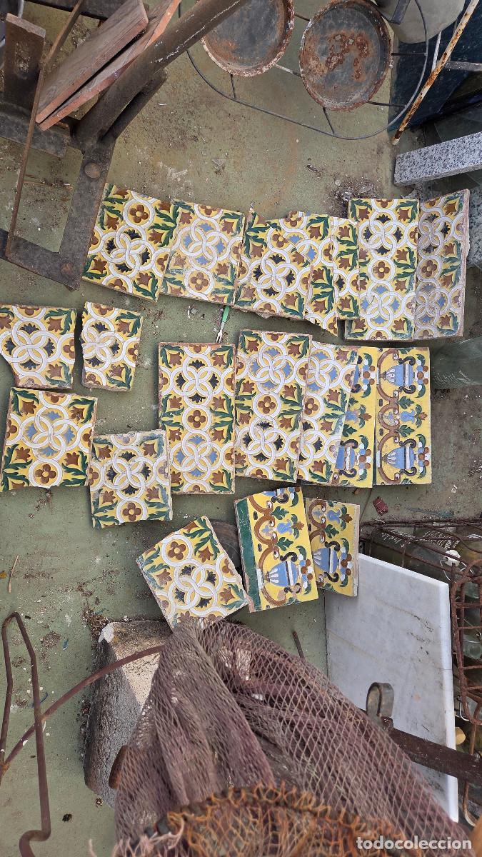 Antig&uuml;edades: lote de azulejos antiguos de triana