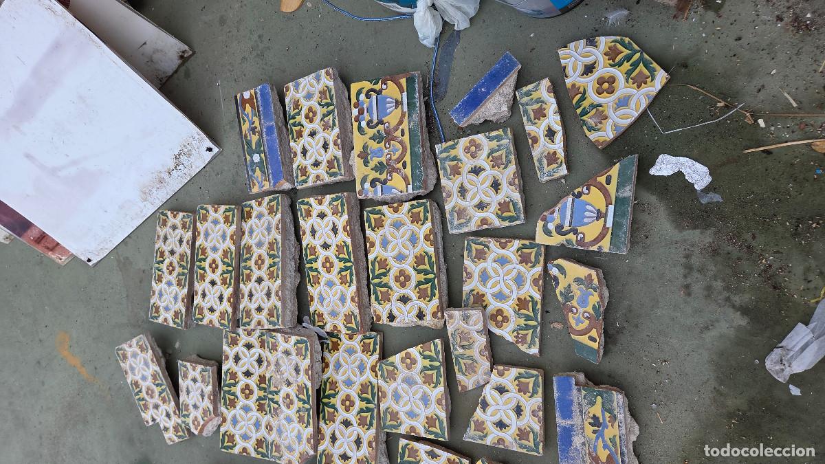 Antig&uuml;edades: lotes de azulejos de triana - Foto 2