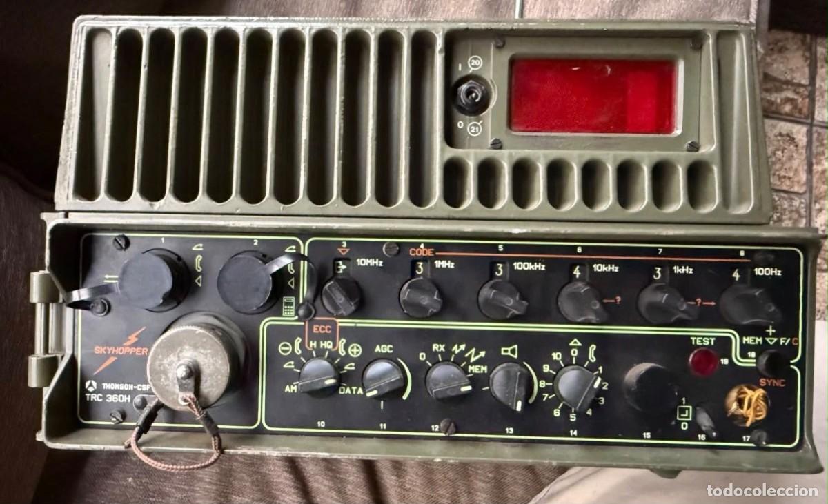 Antiquit&auml;ten: RARE Thomson-CSF Skyhopper TRC 360H Complete 2-Part HF Military Radio