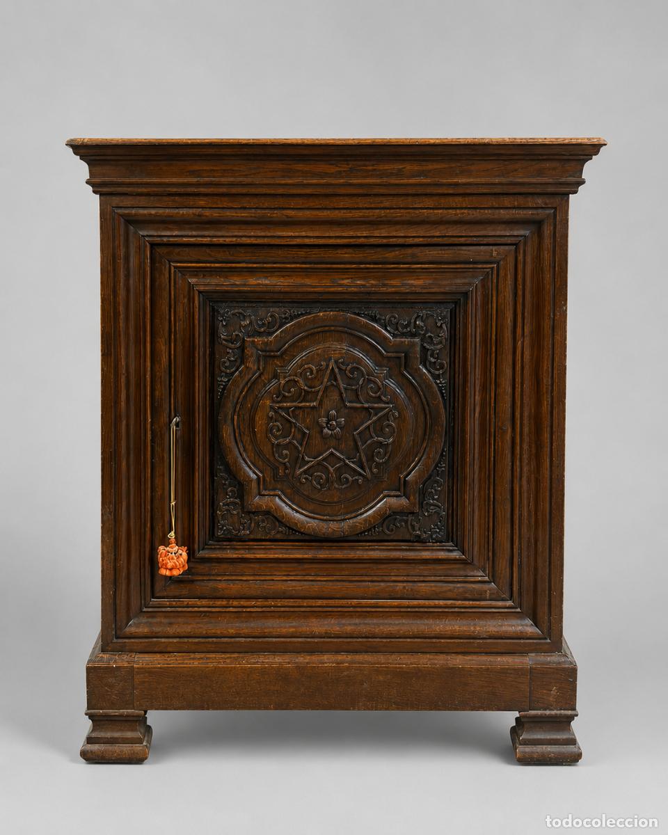 Antig&uuml;edades: MAGNIFICO MUEBLE DE ROBLE FRANCES, TALLADO A MANO, S. XIX