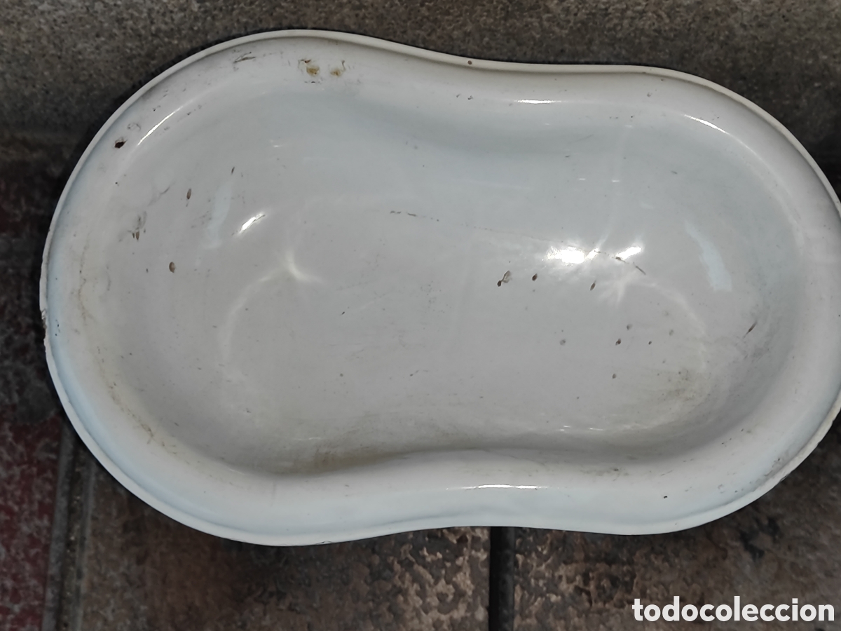 Antig&uuml;edades: Bid&eacute; antiguo completo de metal - Foto 2