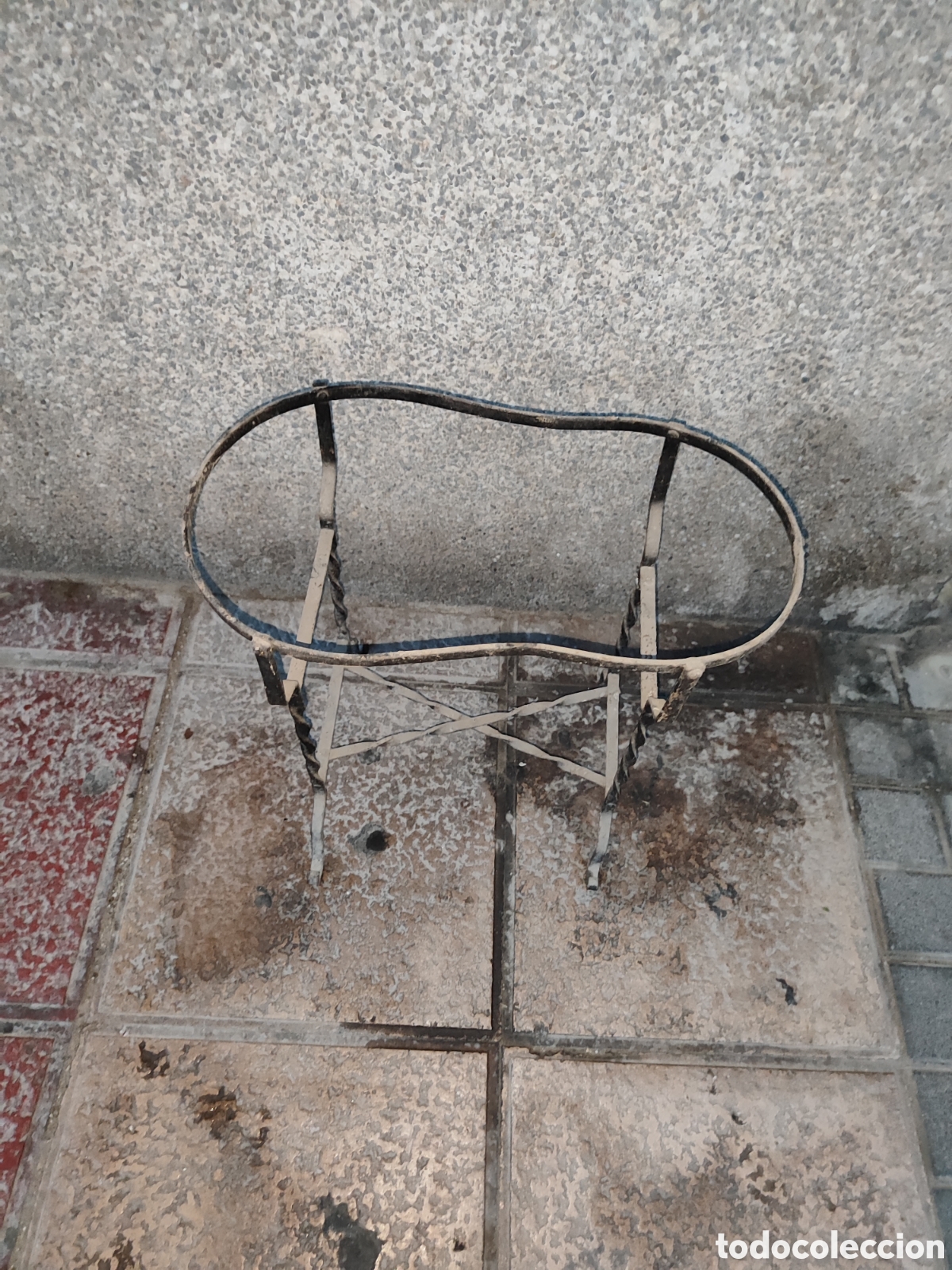 Antig&uuml;edades: Bid&eacute; antiguo completo de metal - Foto 4