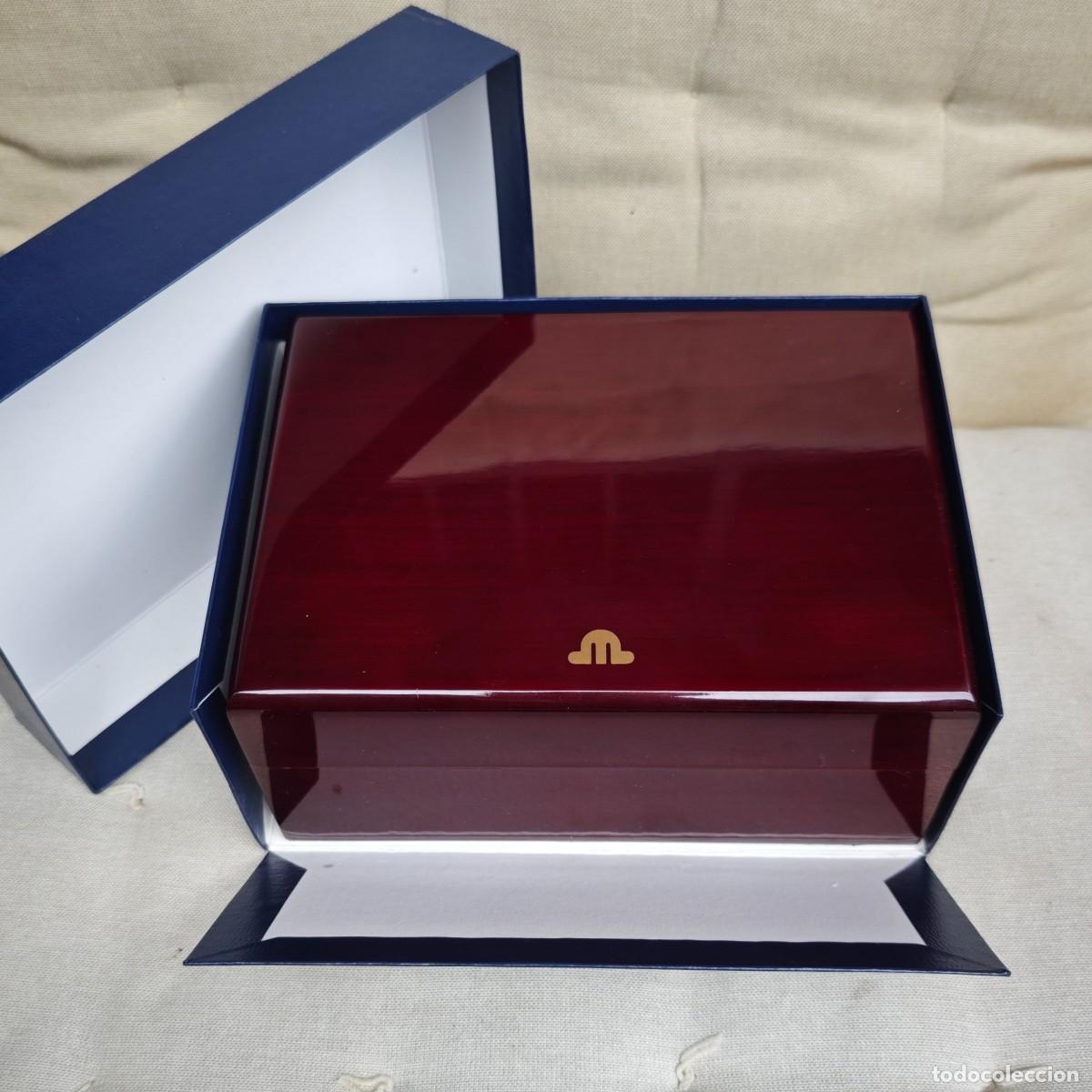 Antiguidades: MAURICE LACROIX caja madera reloj vintage boite scatola watch wood box