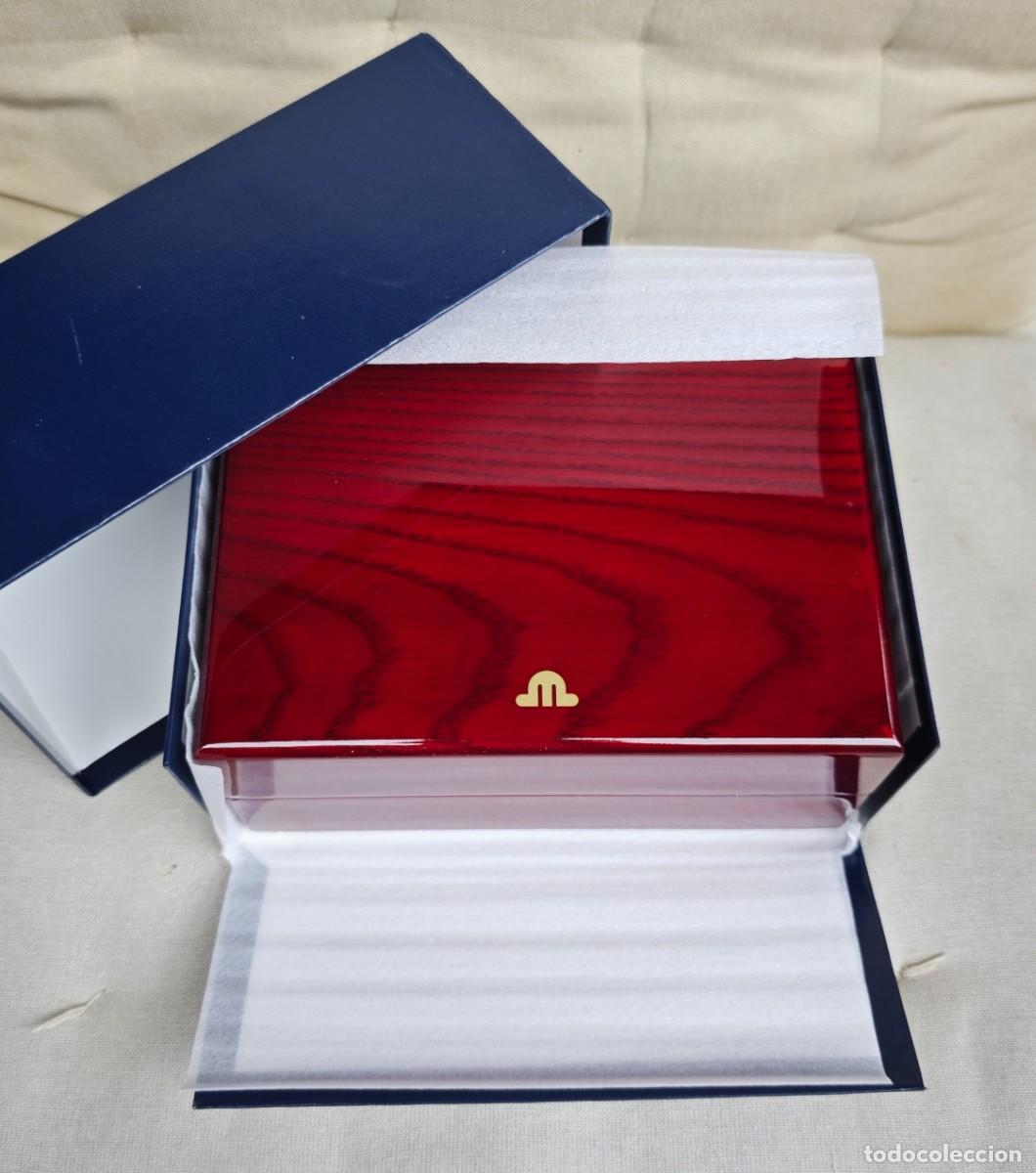 Antiguidades: MAURICE LACROIX caja madera reloj vintage boite scatola watch wood box