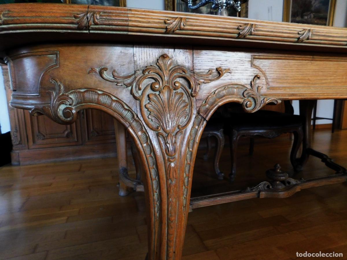 Antig&uuml;edades: Conjunto de comedor Luis XIV - Foto 5